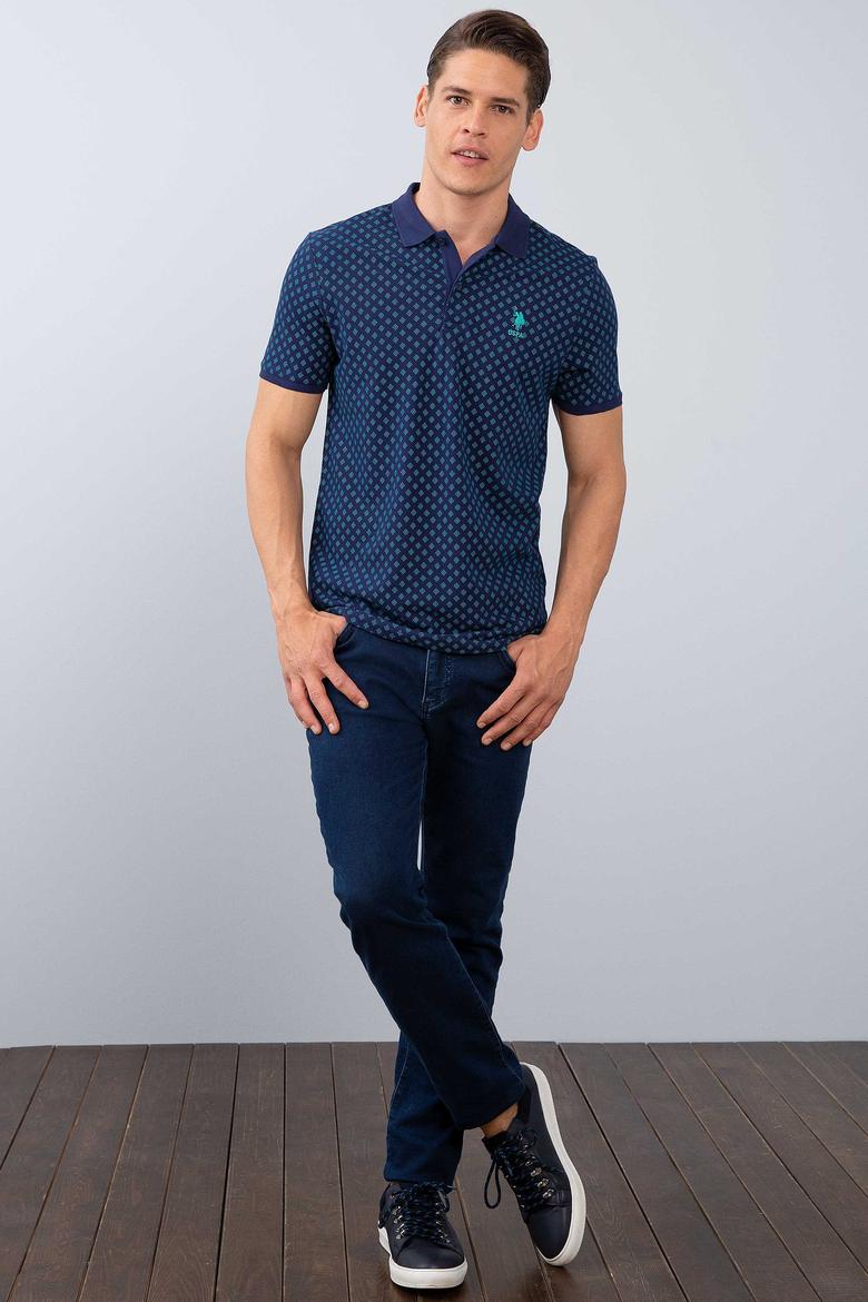 Erkek Petrol Polo Yaka T-Shirt - 50206205017