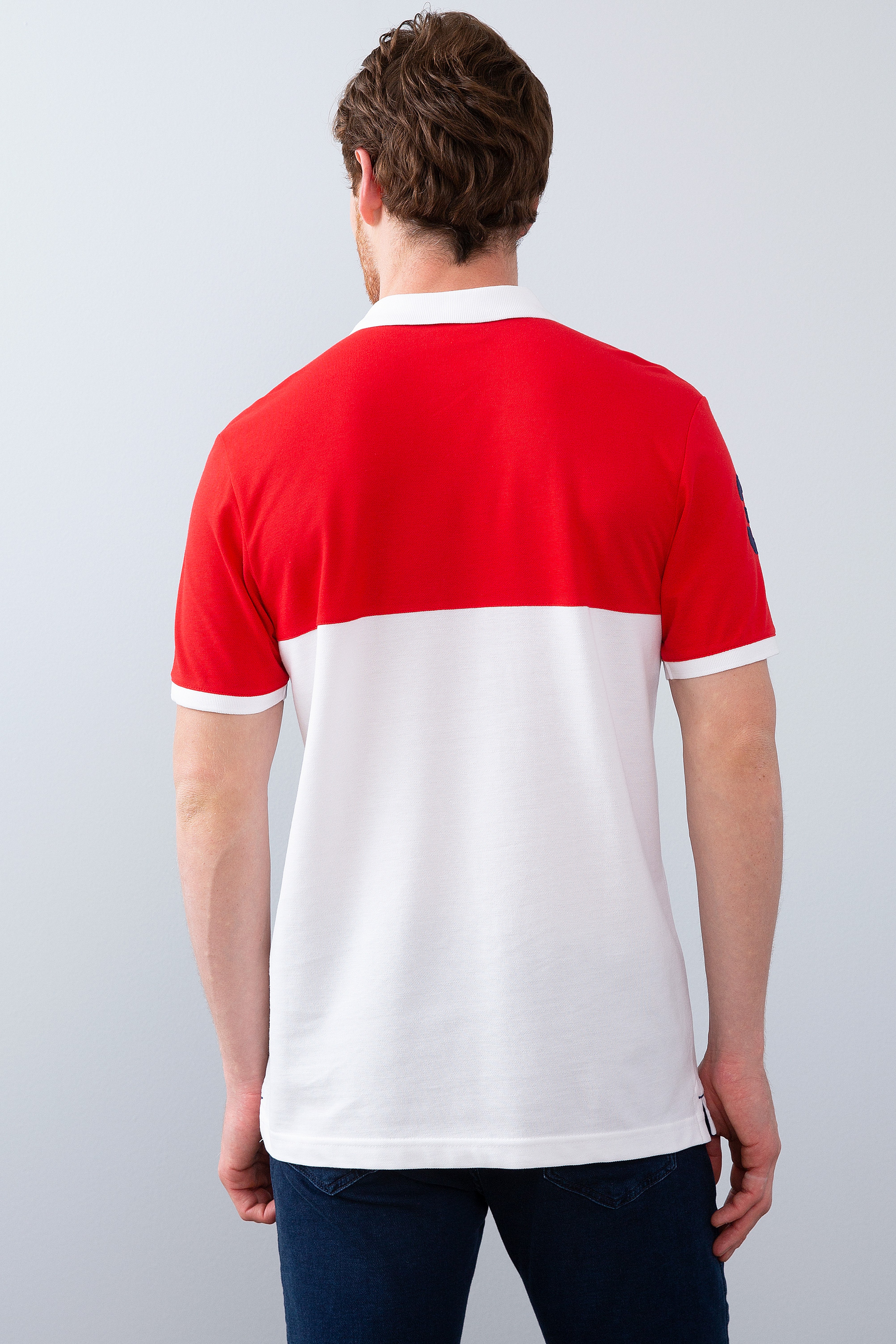Erkek Kırmızı Polo Yaka T-Shirt