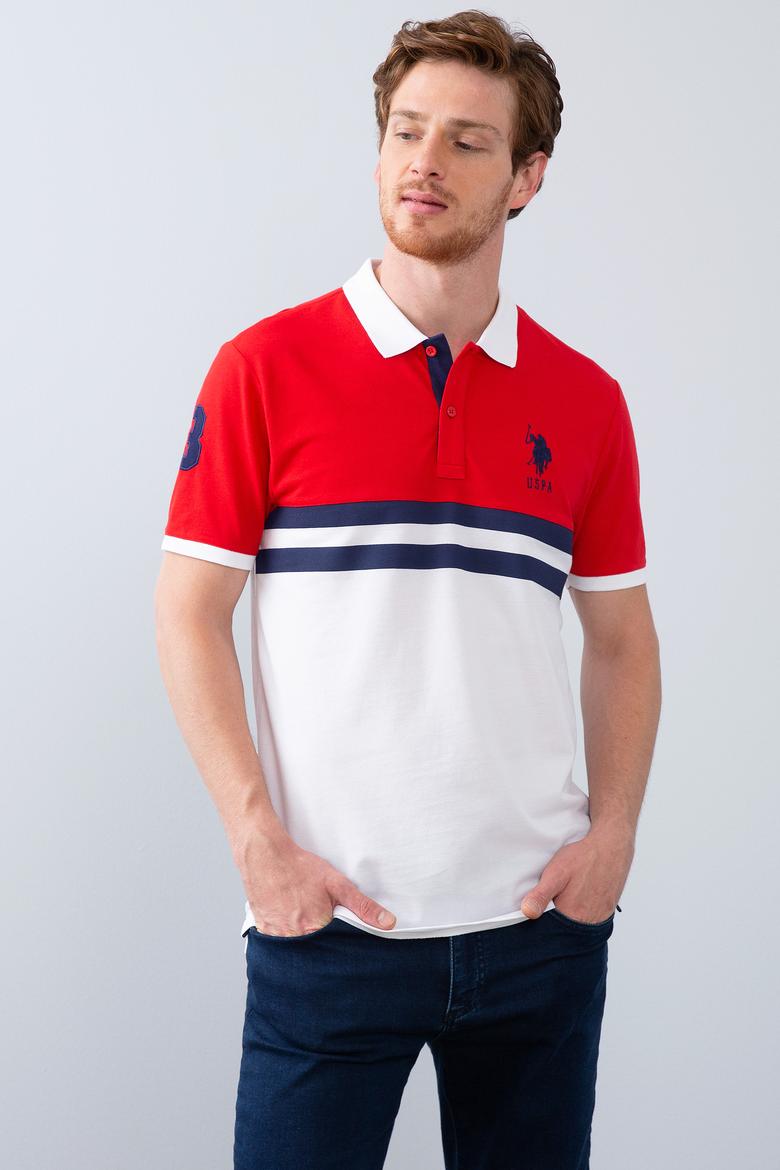 Erkek Kırmızı Polo Yaka T-Shirt