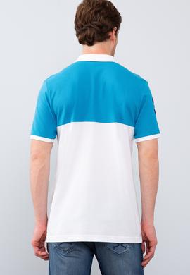 Erkek İndigo Polo Yaka T-Shirt - 50206206022