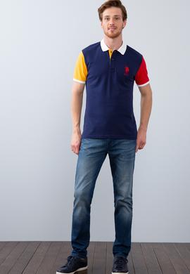 Erkek Lacivert Polo Yaka T-Shirt - 50206207001
