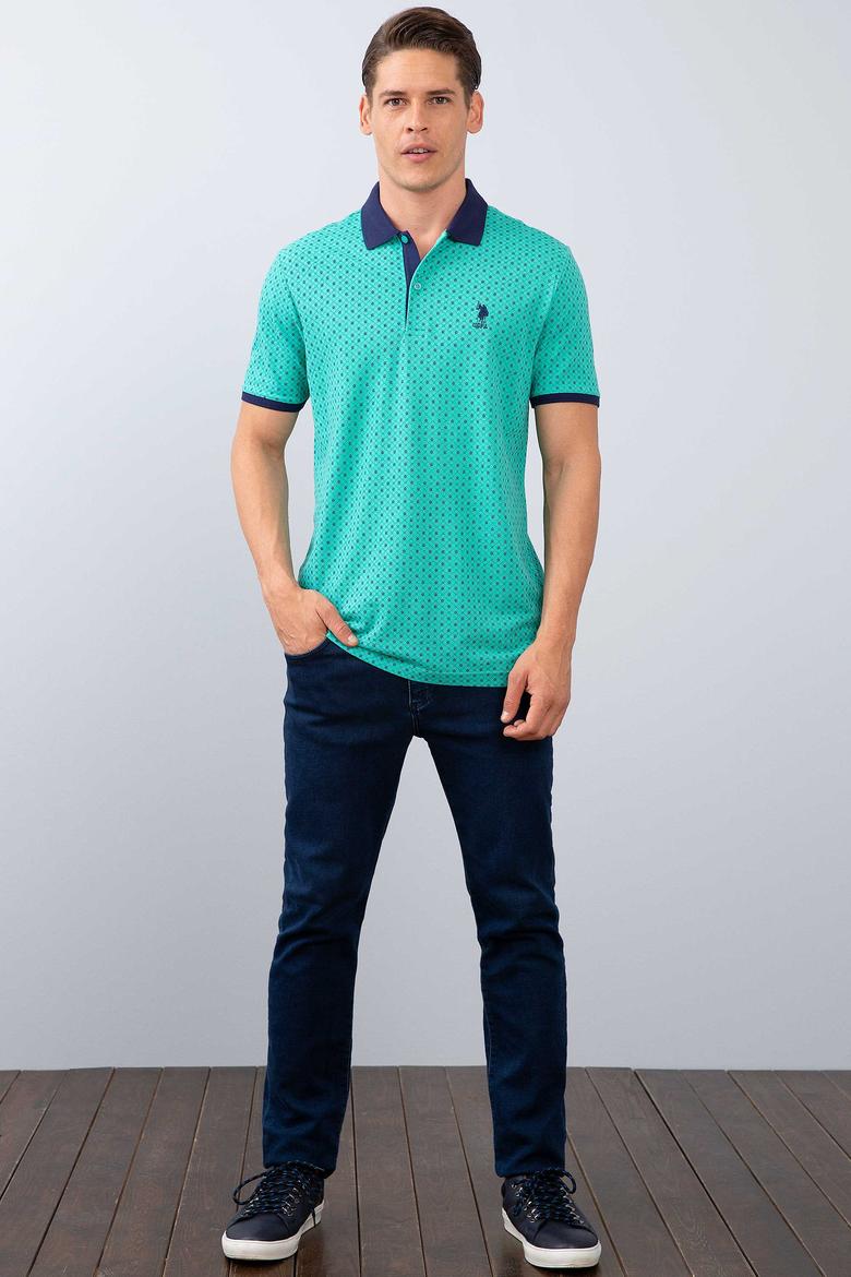 Erkek Mint Yeşili Polo Yaka T-Shirt - 50206209006