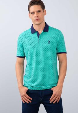 Erkek Mint Yeşili Polo Yaka T-Shirt - 50206209006