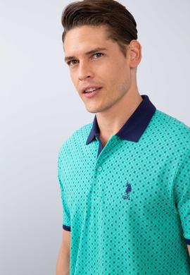 Erkek Mint Yeşili Polo Yaka T-Shirt - 50206209006