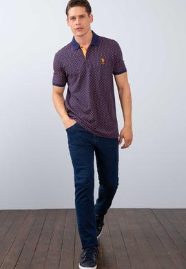 Erkek Lacivert Polo Yaka T-Shirt - 50206209016