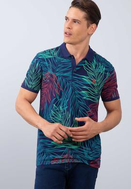 Erkek Lacivert Polo Yaka T-Shirt - 50206210016