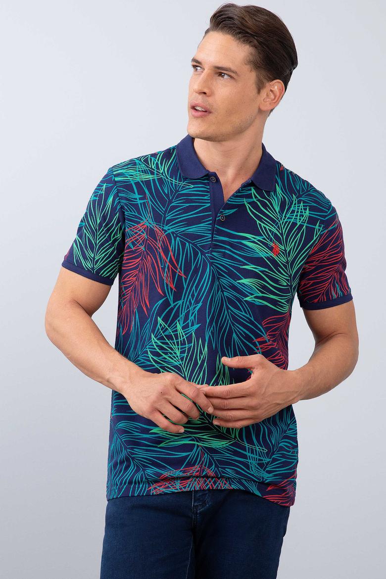 Erkek Lacivert Polo Yaka T-Shirt