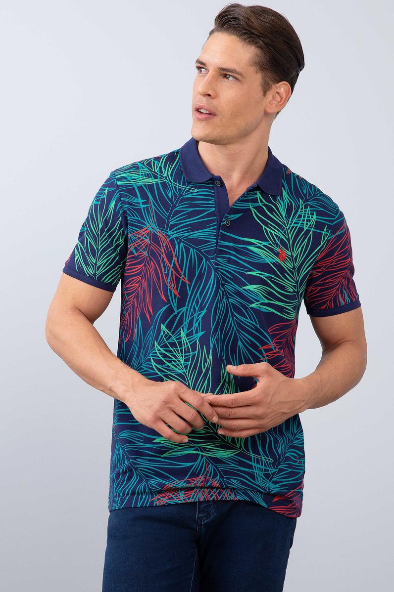 Erkek Lacivert Polo Yaka T-Shirt