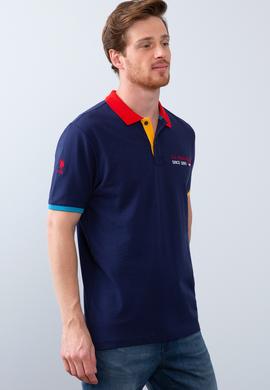 Erkek Lacivert Polo Yaka T-Shirt - 50206211016