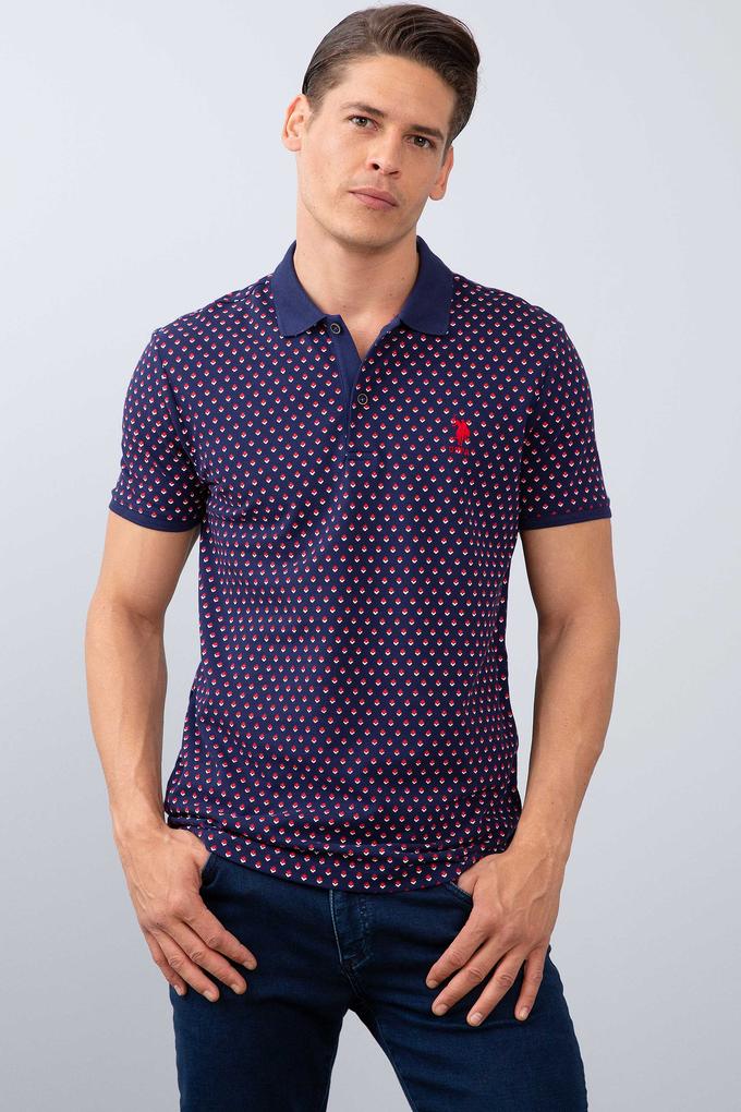 Erkek Lacivert Polo Yaka T-Shirt