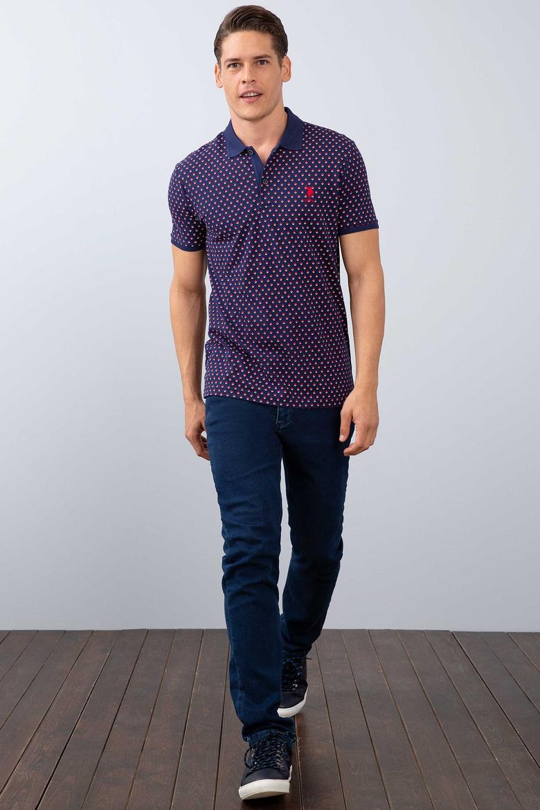 Erkek Lacivert Polo Yaka T-Shirt - 50206212019