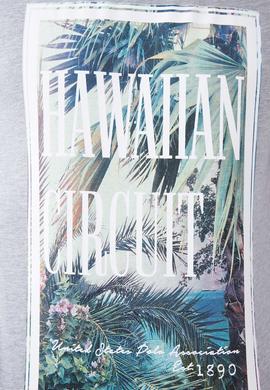 Erkek Gri Melanj Bisiklet Yaka T-Shirt - 50206214009