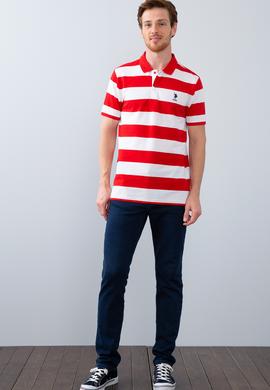 Erkek Kırmızı Polo Yaka T-Shirt - 50206215011