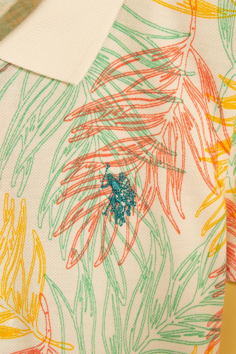 Erkek Çocuk Beyaz Polo Yaka Tişört - 50206216002