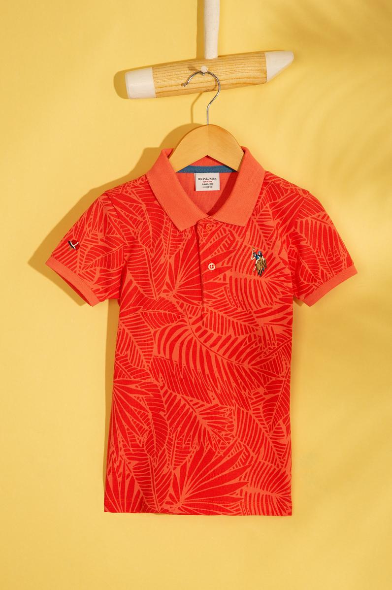 Erkek Çocuk Kırmızı Polo Yaka Tişört