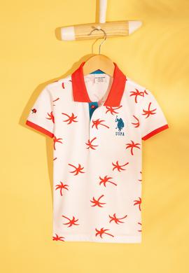 Erkek Çocuk Kırmızı Polo Yaka Tişört - 50206218013