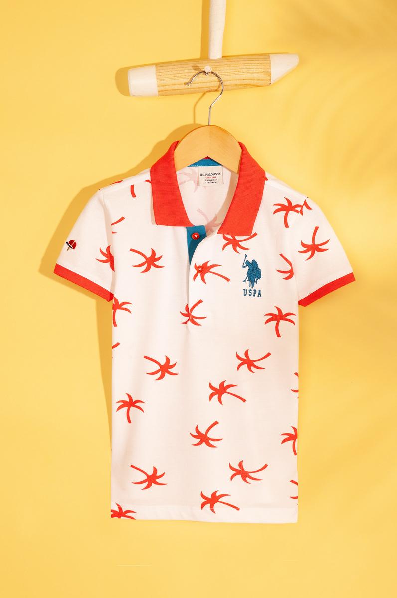 Erkek Çocuk Kırmızı Polo Yaka Tişört