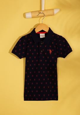 Erkek Çocuk Lacivert Polo Yaka Tişört - 50206220012