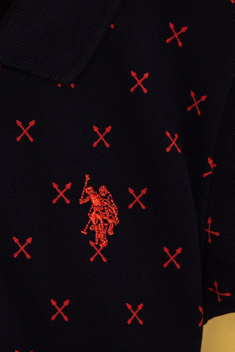 Erkek Çocuk Lacivert Polo Yaka Tişört - 50206220012