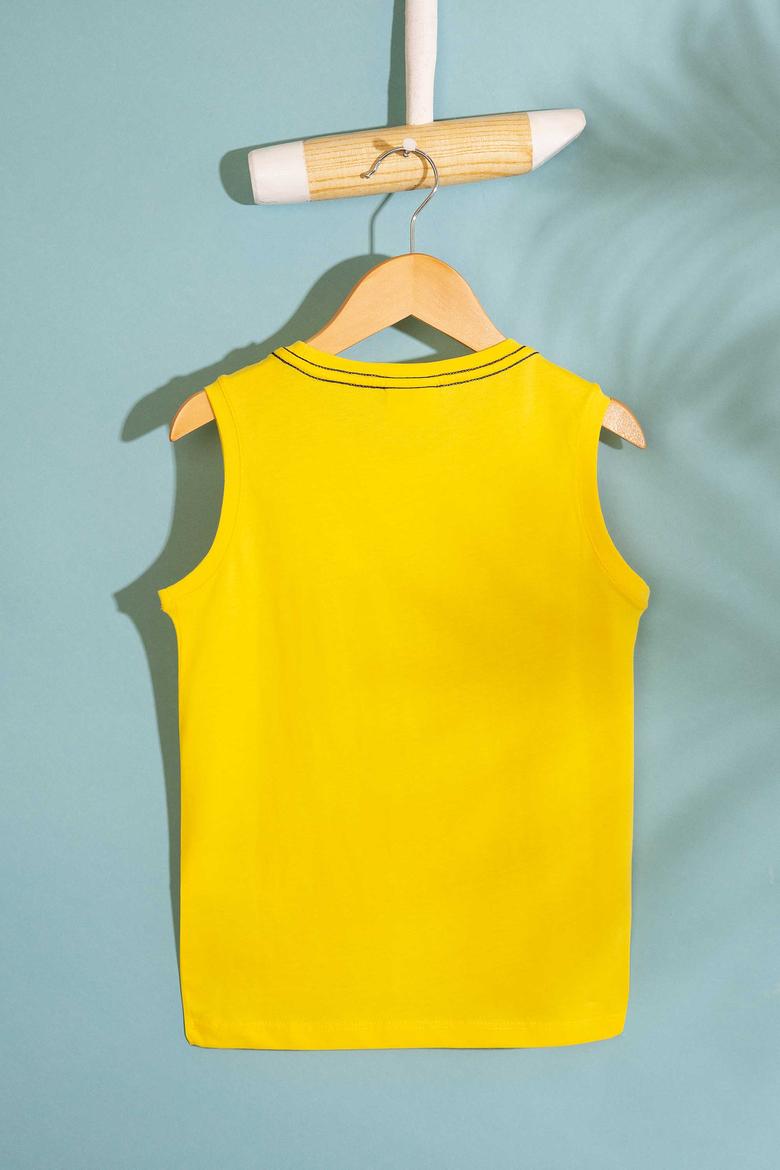 Çocuk Sarı Bisiklet Yaka Tişört - 50206221001