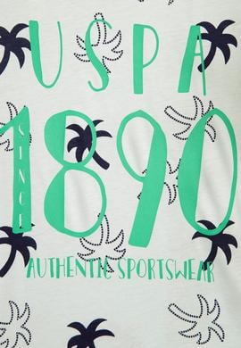 Çocuk Yeşil Bisiklet Yaka Tişört - 50206222013