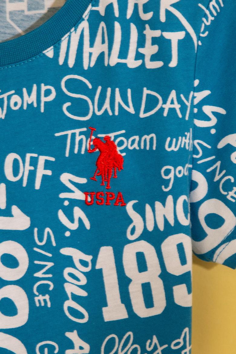 Erkek Çocuk Mavi Polo Yaka Tişört - 50206272001