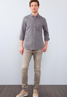 Erkek Gri Gömlek - 50207092010