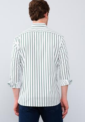 Erkek Yeşil Gömlek Uzunkol - 50207103021