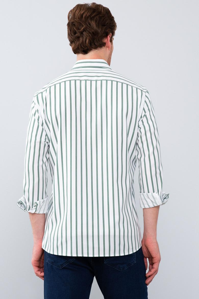 Erkek Yeşil Gömlek Uzunkol - 50207103021