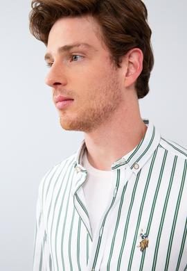 Erkek Yeşil Gömlek Uzunkol - 50207103021