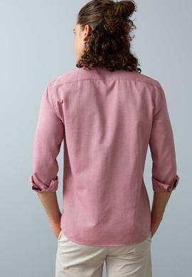 Erkek Kırmızı Gömlek Uzunkol - 50209189025