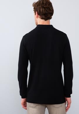 Erkek Siyah Basic Sweatshirt - 50209199016