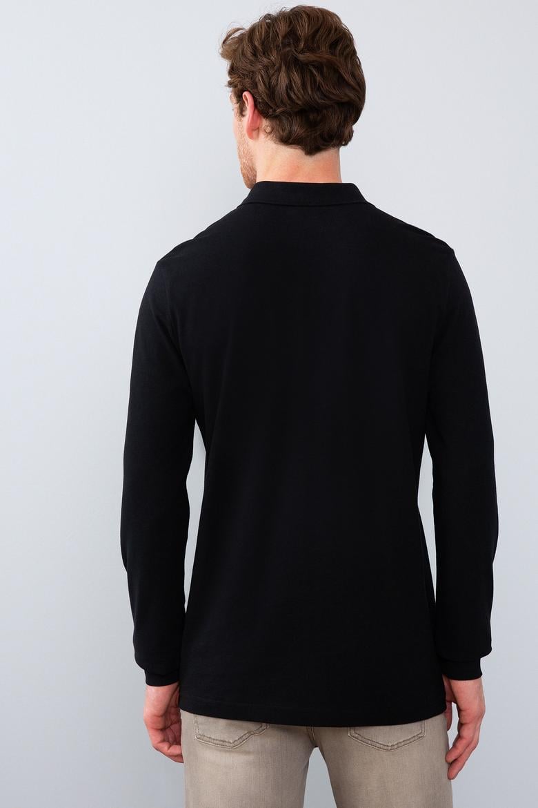 Erkek Siyah Basic Sweatshirt - 50209199016
