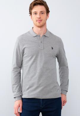 Erkek Gri Melanj Basic Sweatshirt - 50209199086