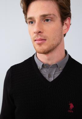 Erkek Siyah Basic Kazak - 50210287054