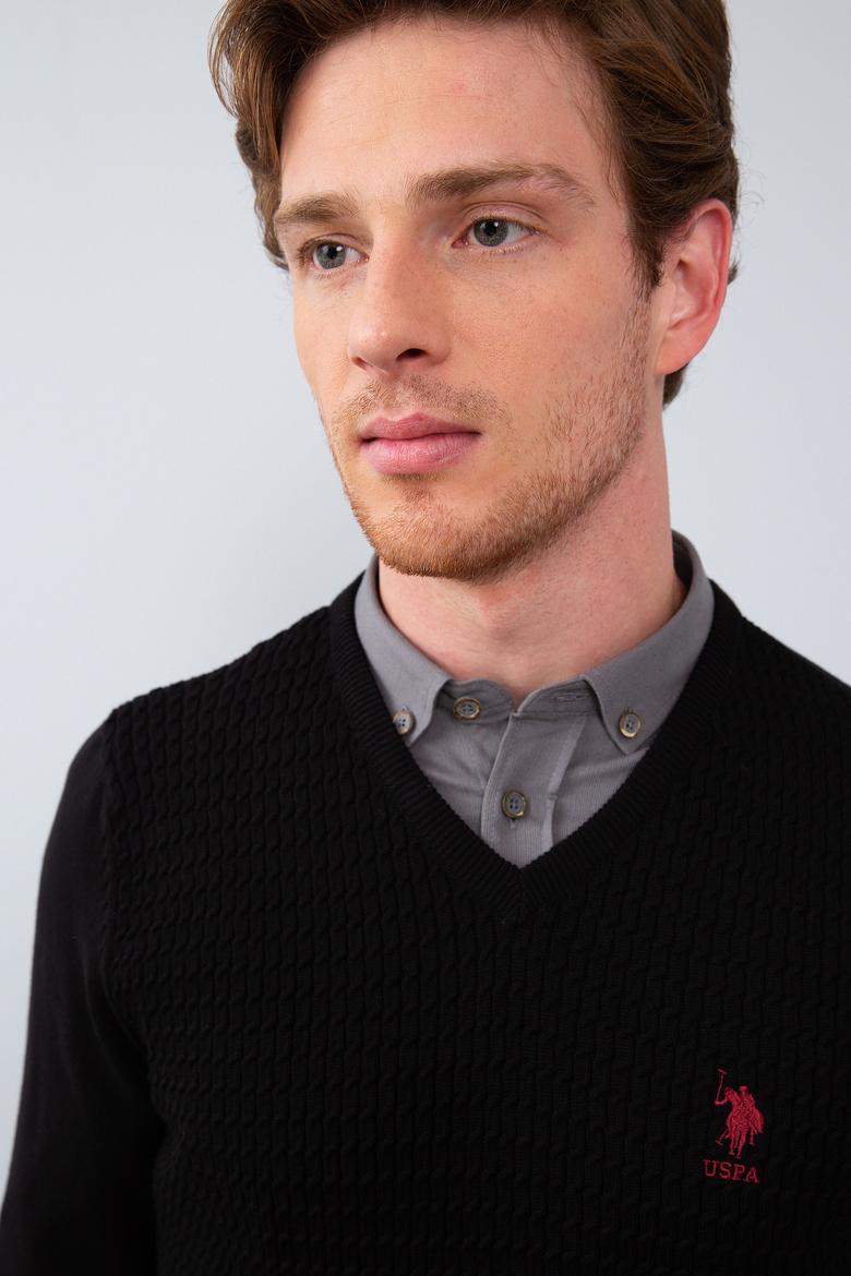 Erkek Siyah Basic Kazak - 50210287054