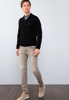 Erkek Siyah Basic Kazak - 50210287054