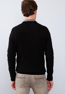 Erkek Siyah Basic Kazak - 50210287054