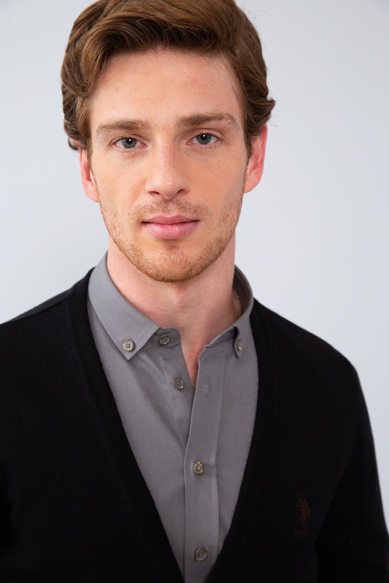 Erkek Siyah  Triko Hırka - 50211250027