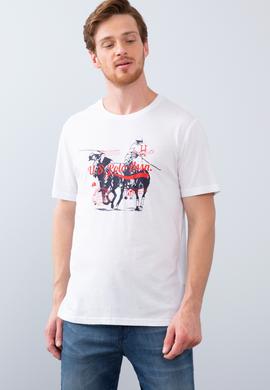 Erkek Beyaz Tişört - 50213554001