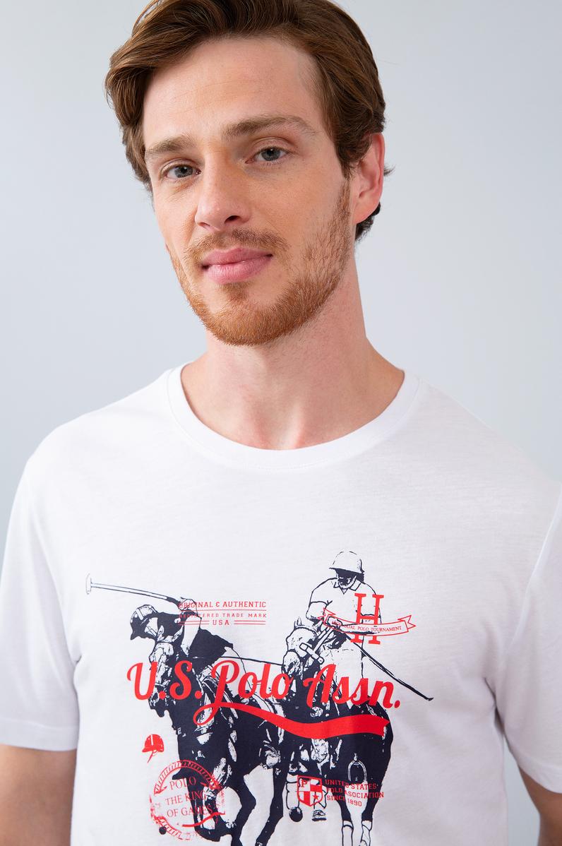 Erkek Beyaz Tişört