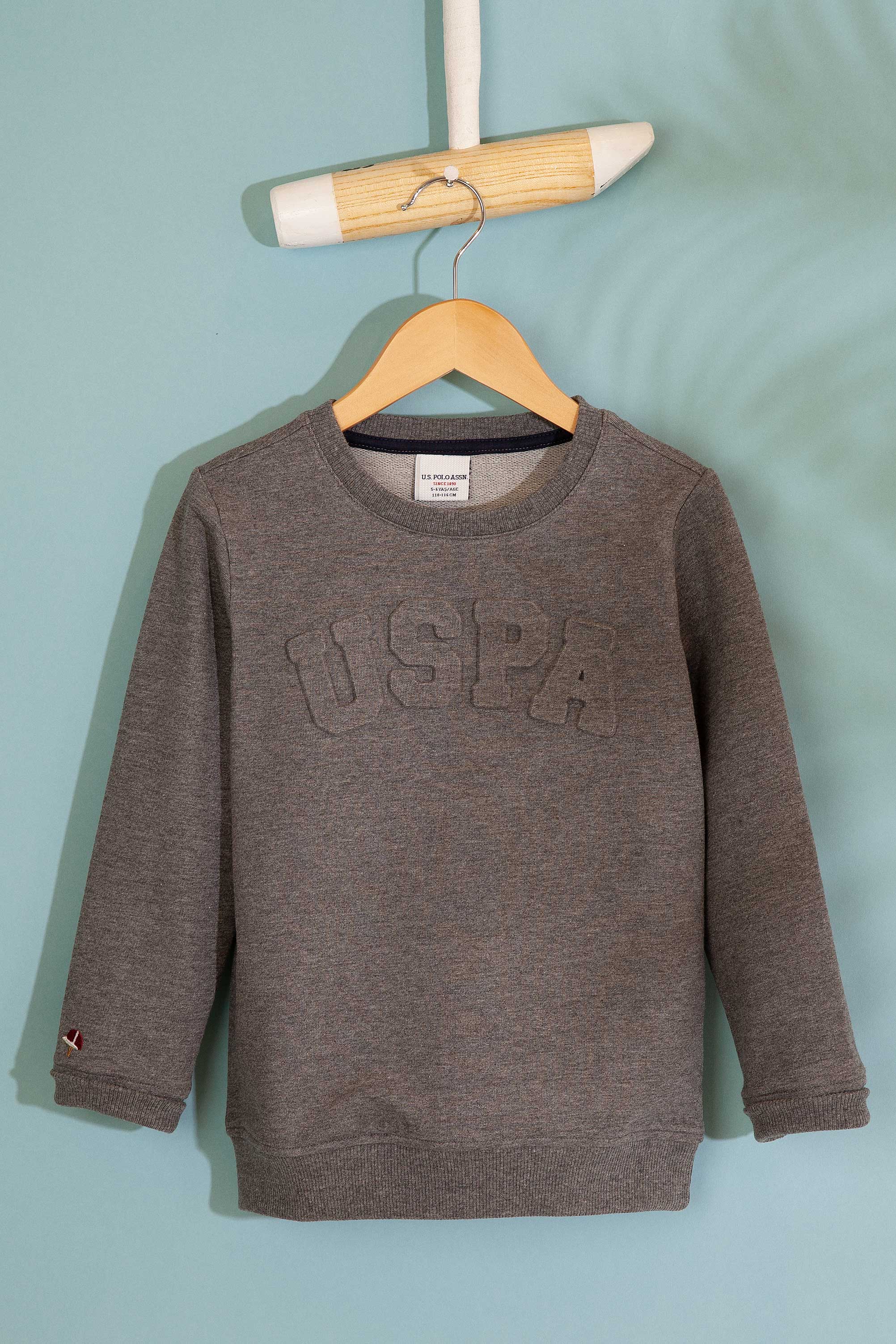 Çocuk Gri Sweatshirt