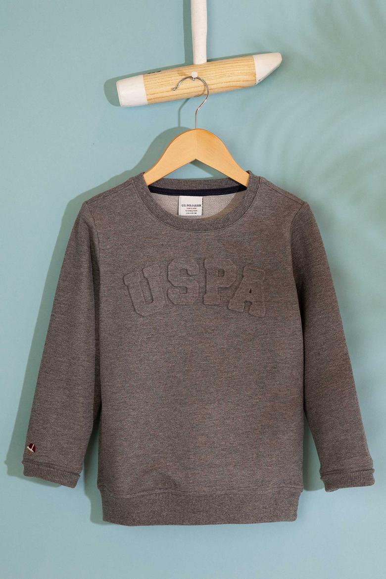 Çocuk Gri Sweatshirt