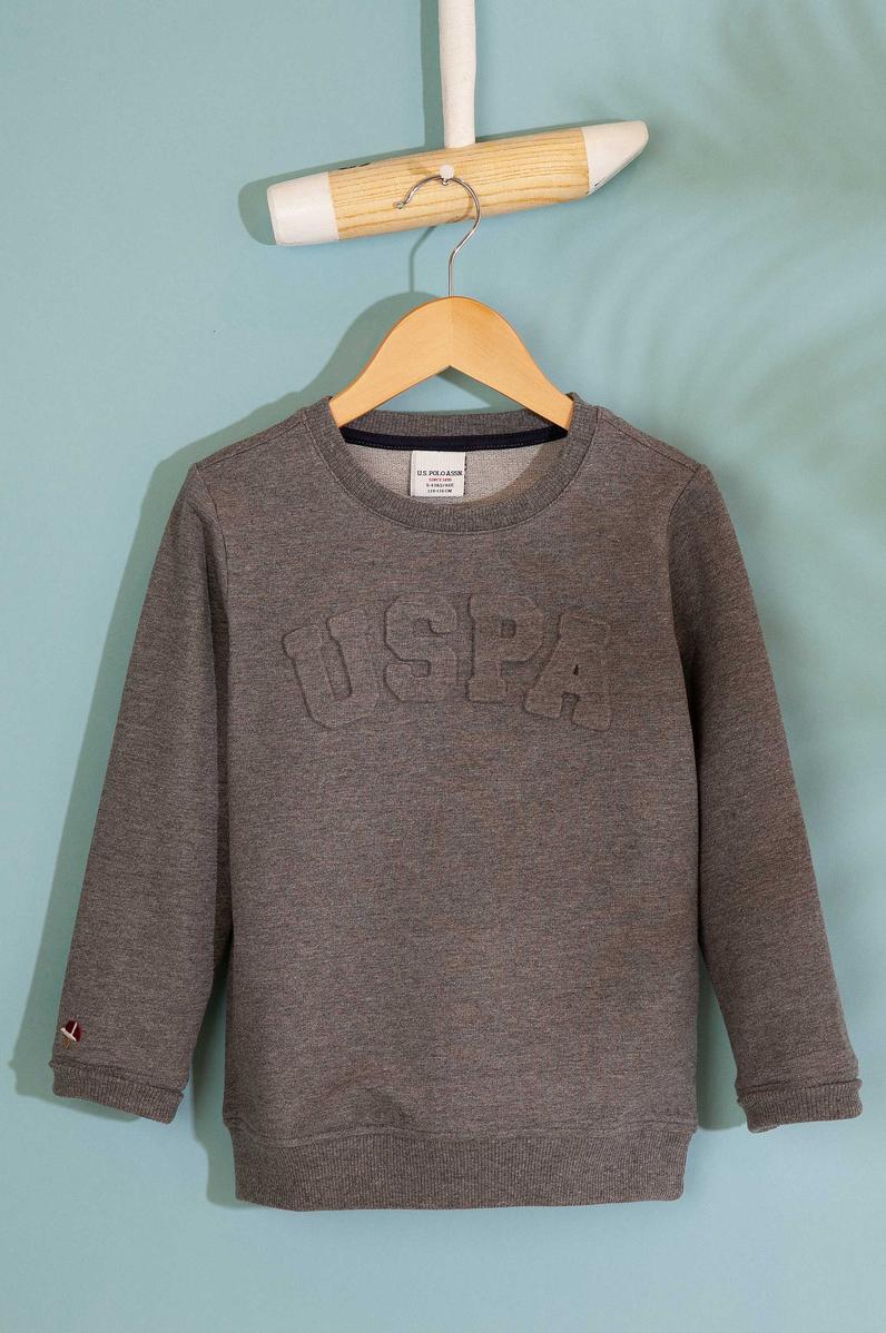 Çocuk Gri Sweatshirt