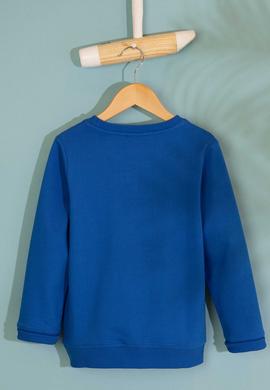 Çocuk Mavi Sweatshirt Basic - 50213630049