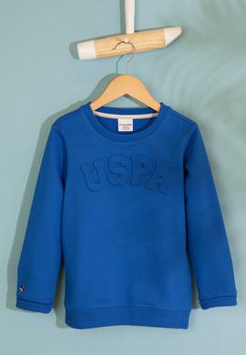 Çocuk Mavi Sweatshirt Basic - 50213630049