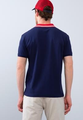 Erkek Lacivert Polo Yaka T-Shirt - 50213693019