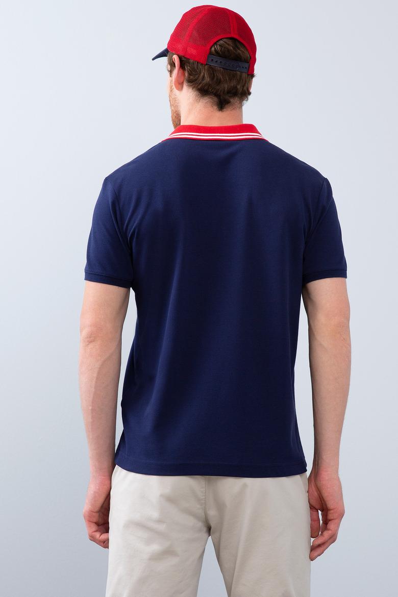 Erkek Lacivert Polo Yaka T-Shirt - 50213693019