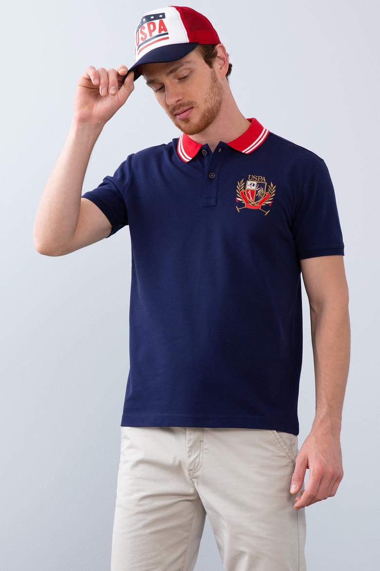 Erkek Lacivert Polo Yaka T-Shirt - 50213693019