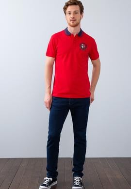 Erkek Kırmızı Polo Yaka T-Shirt - 50213693009